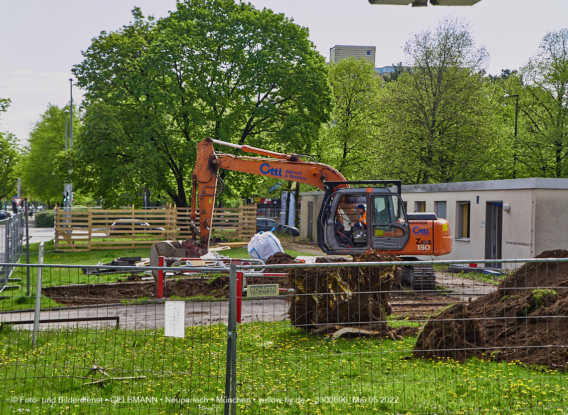 05.05.2022 - Baustelle am Haus für Kinder in Neuperlach